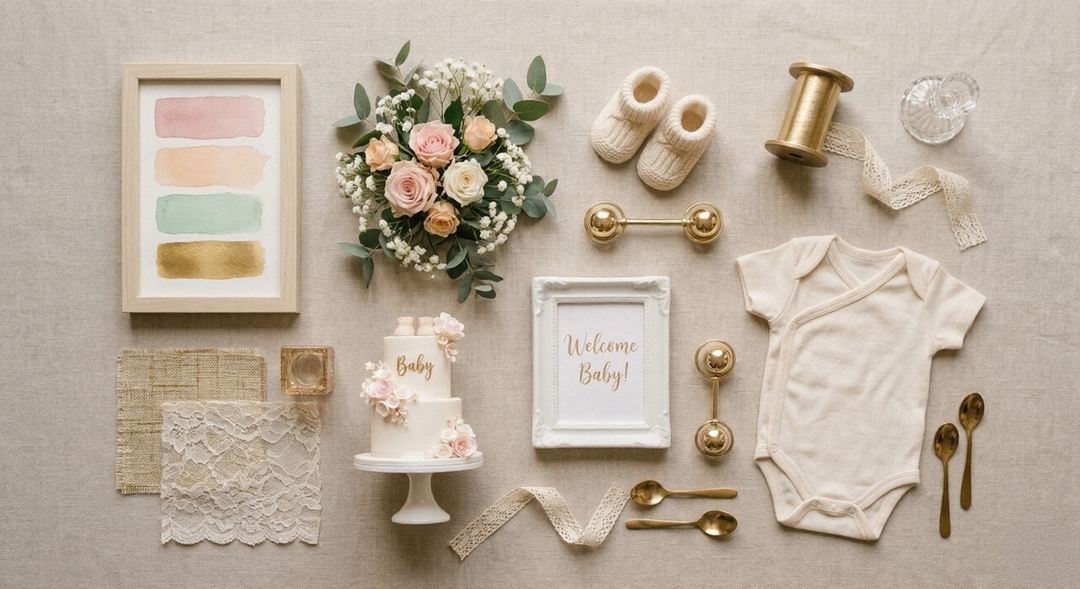 Detalhes que fazem a diferença num baby shower (e quase ninguém pensa)