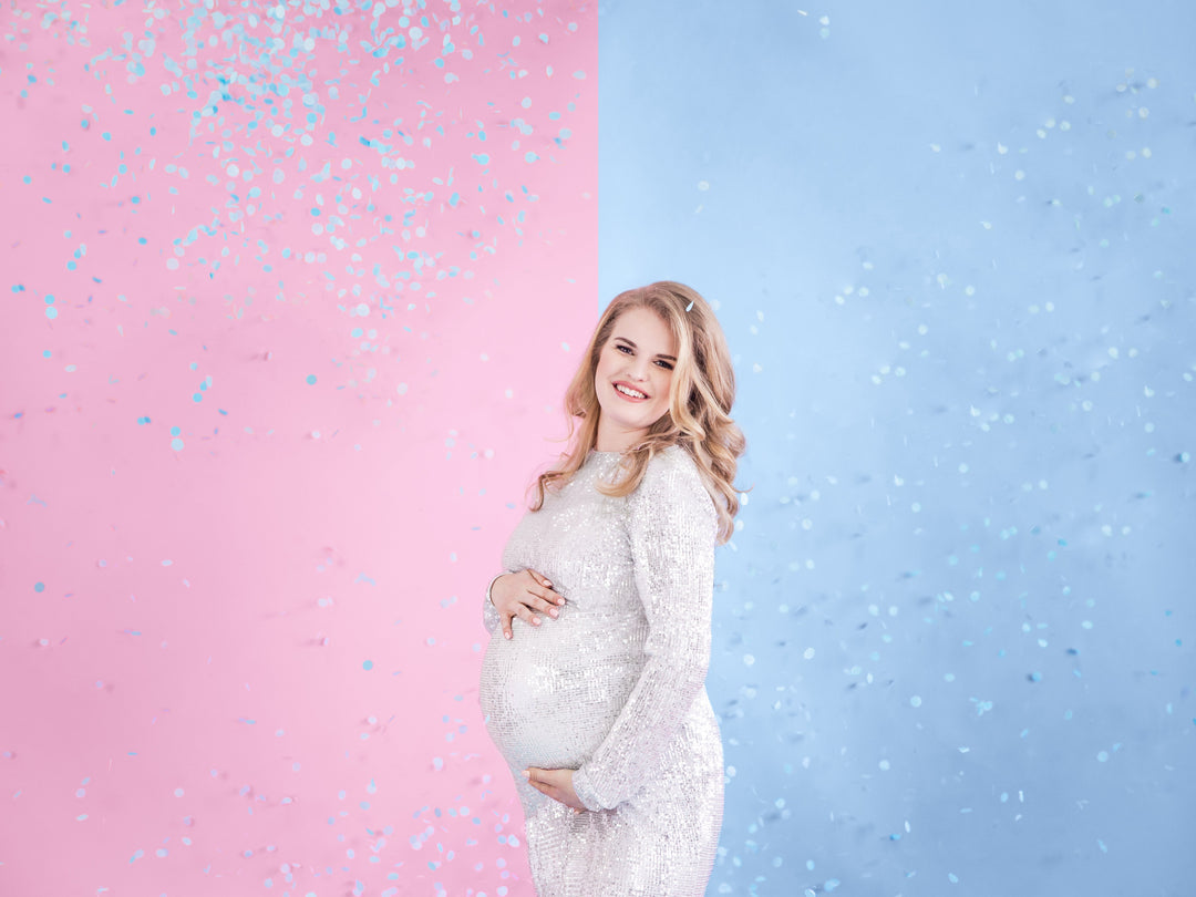 Canhão de Confetis Chá Revelação "Ready to Pop" Azul — É Menino! 💙