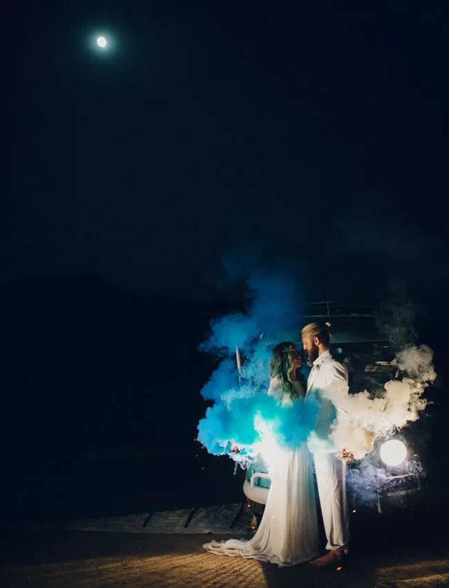 Tocha de Fumo Azul 80 segundos — Intensidade e Cor num Único Momento