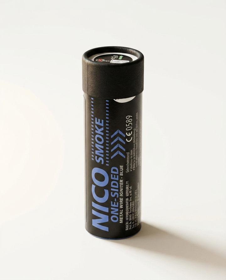 Tocha de Fumo Azul 80 segundos — Intensidade e Cor num Único Momento