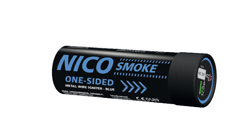 Tocha de Fumo Azul — Intensidade e Cor num Único Momento