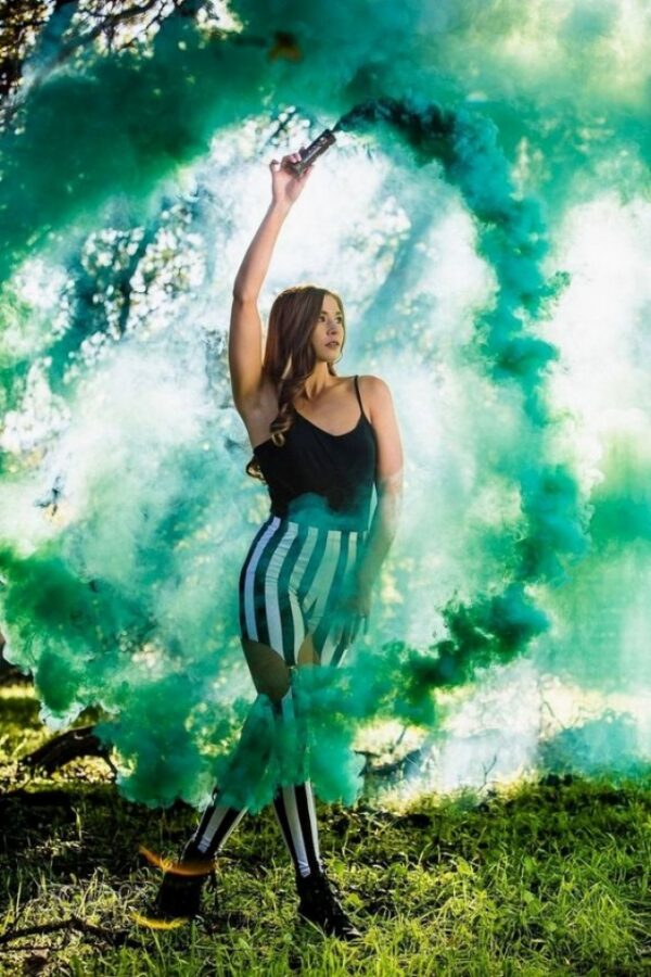 Tocha de Fumo Verde — Natureza, Frescura e um Visual Inconfundível