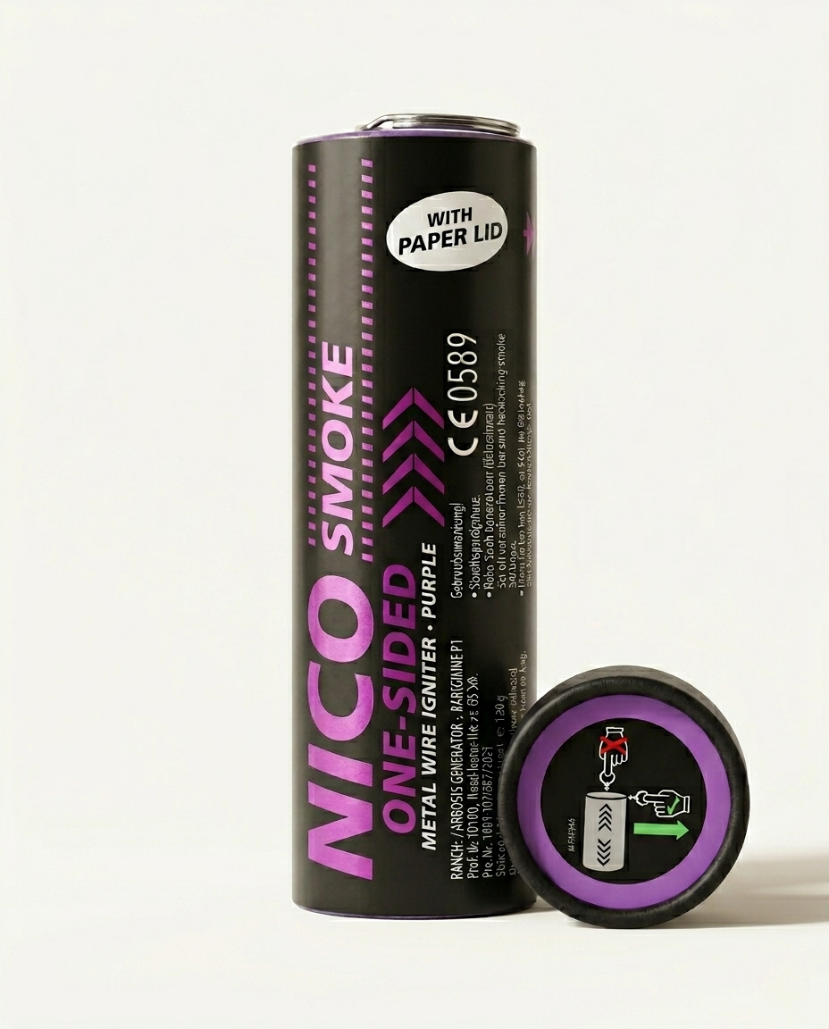 Tocha de Fumo Roxo 80 segundos — Mistério, Sofisticação e um Visual Verdadeiramente Único