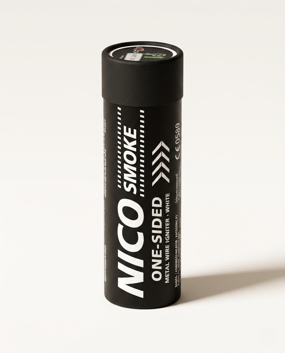 Tocha de Fumo Branco 80 segundos — Elegância Pura e Atmosfera Atemporal